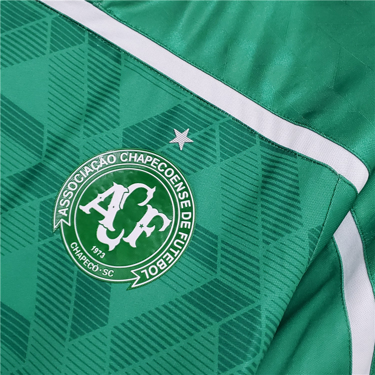 Chapecoense Soccer Jersey 20-21 Home Green Soccer Shirt - Click Image to Close